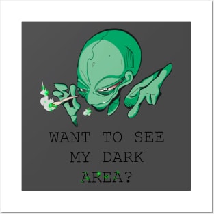 Aliens - Wanna see my Dark Area? Posters and Art